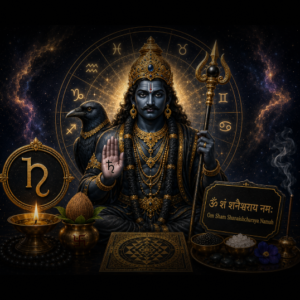 Read more about the article शनि ग्रह पीड़ा (रोग) निवारणार्थ – मन्त्र – रत्न